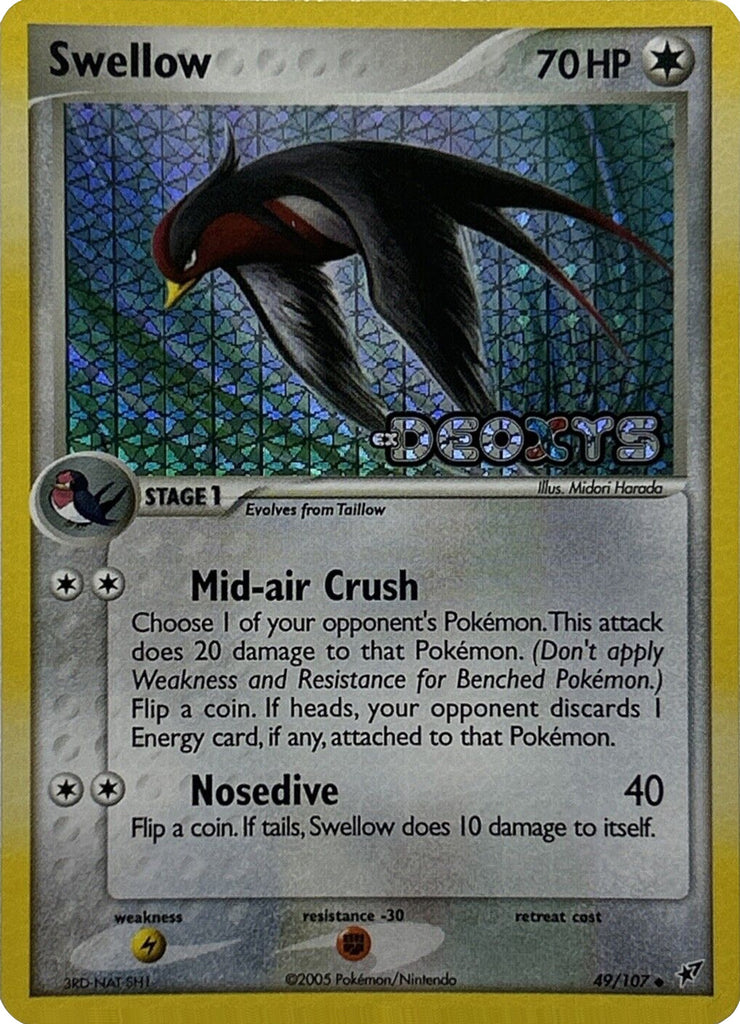 swellow pokemon card value XY ROARING SKIES - 72/108 HOLO Colorless Artist Swellow (Delta) 72/108 Holo NM