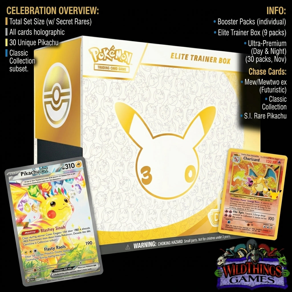 Pokemon 30th Anniversary Release Information