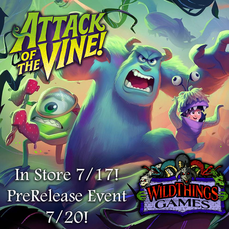 DIsney Lorcana Attack of the Vine Available on 7/17!