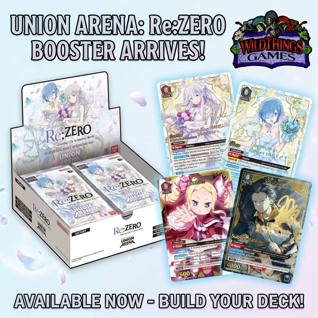 Return to another world! Union Arena: Re:ZERO Booster Packs have arrived!