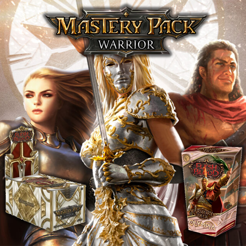 Flesh & Blood Mastery Pack: Warrior & Armory Deck Olympia!