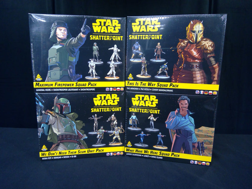 New Star Wars Shatterpoint and Marvel Crisis Protocol Products Now In Stock!