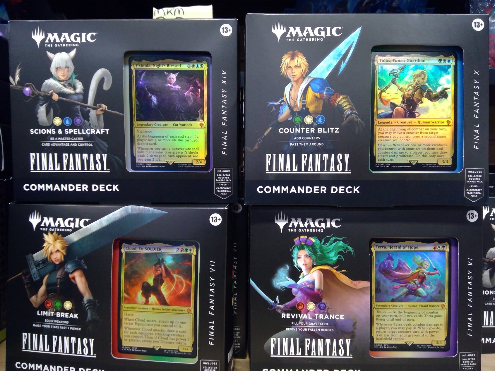 MTG Final Fantasy Restock and New Products