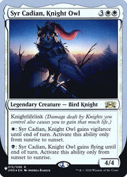 Syr Cadian, Knight Owl (Unfinity Foil Edition) [The List]