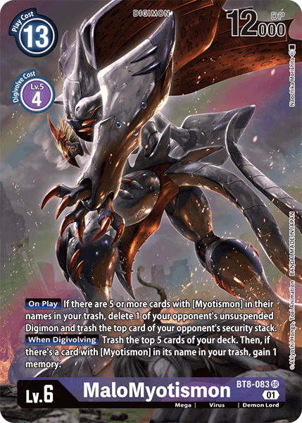 MaloMyotismon [BT8-083] (Alternate Art) [New Awakening]