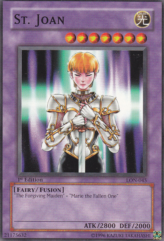 st joan yugioh deck Yu-Gi-Oh! - St. (LON-045) - Labyrinth of Nightmare - 1st Edition may be 1st or Unlimited Edition SERENITY WHEELER's DECK 2023 -