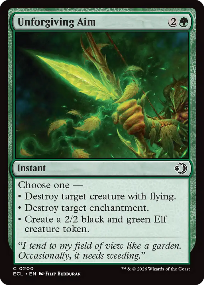 Unforgiving Aim [Lorwyn Eclipsed]