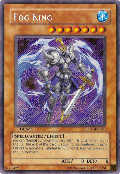 yugioh king cards Fog King [LODT-EN098] Secret Rare
