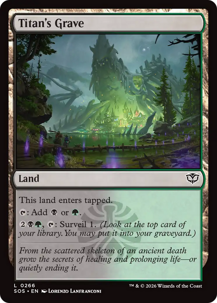 Titan's Grave [Secrets of Strixhaven]