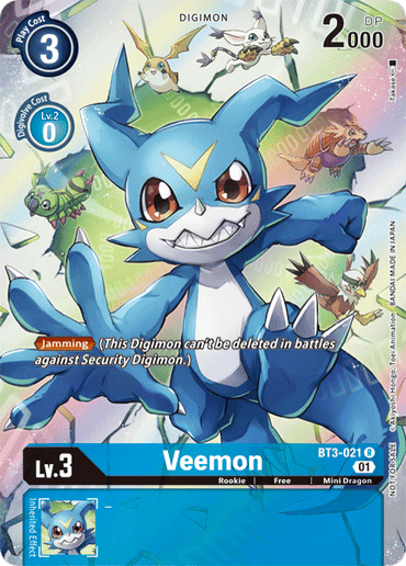 Veemon [BT3-021] (1-Year Anniversary Box Topper) [Promotional Cards]