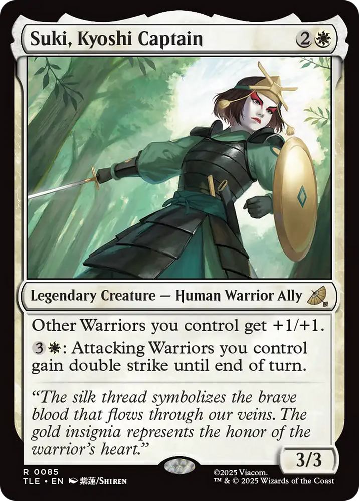Suki, Kyoshi Captain [Avatar: The Last Airbender: Eternal-Legal]
