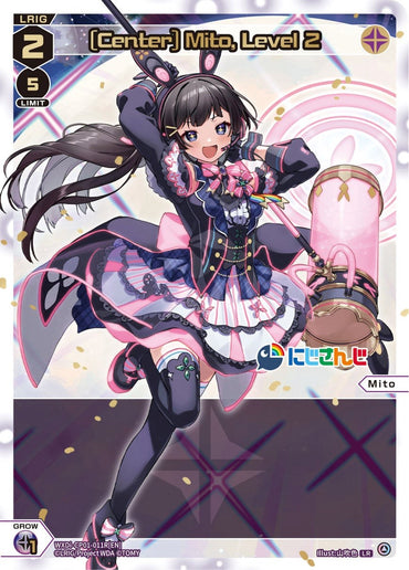 [Center] Mito, Level 2 (LR) (WXDi-CP01-011R[EN]) [Collab Booster: Nijisanji Diva]