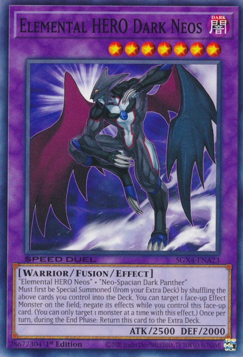 Elemental HERO Dark Neos [SGX4-ENA23] Common