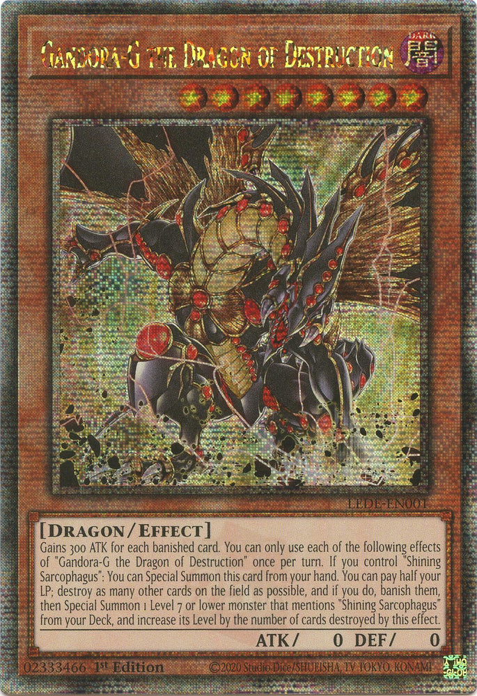 Gandora-G the Dragon of Destruction [LEDE-EN001] Quarter Century Secre