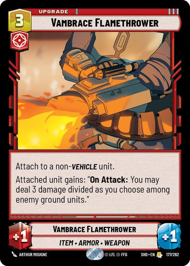 Vambrace Flamethrower (177/262) (177/262) [Shadows of the Galaxy]