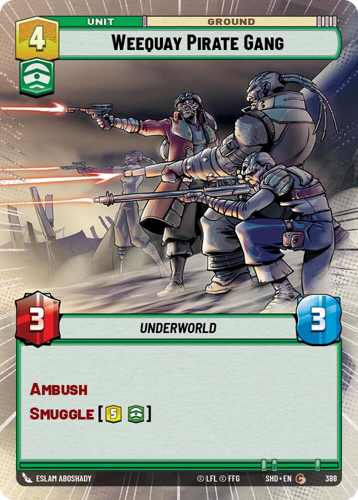 Weequay Pirate Gang (388) (Hyperspace) (388) [Shadows of the Galaxy]