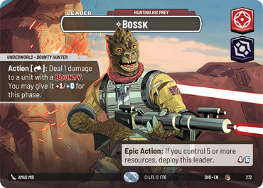 Bossk - Hunting His Prey (272) (Showcase) (272) [Shadows of the Galaxy]
