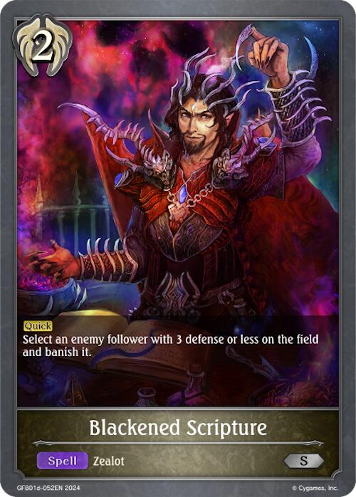 Blackened Scripture (GFB01d-052EN) [Gloryfinder Bundle 01: Guide to Glory]