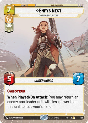 Enfys Nest - Champion of Justice (463) (Hyperspace) (463) [Twilight of the Republic]