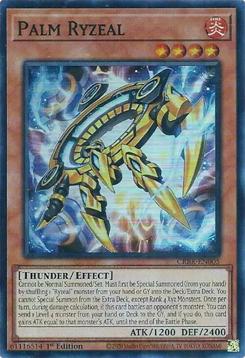 Palm Ryzeal (SR) [CRBR-EN005] Super Rare