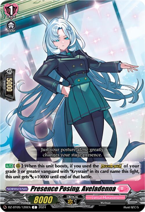 Presence Posing, Aveladenna (DZ-BT05/120EN) [Omniscient Awakening]