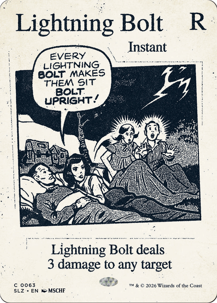 Lightning Bolt (0063) [Secret Lair x MSCHF: The Zeta Set]