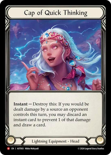 Cap of Quick Thinking [AST003] (Armory Deck: Aurora)  Rainbow Foil