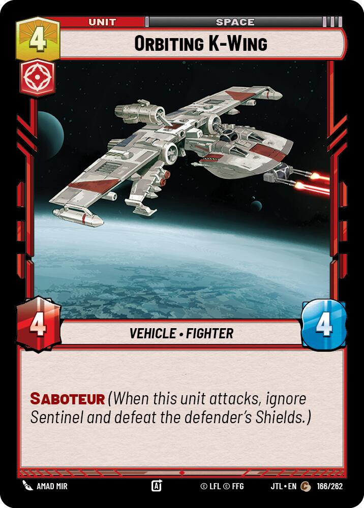 Orbiting K-Wing (166/262) (166/262) [Jump to Lightspeed]