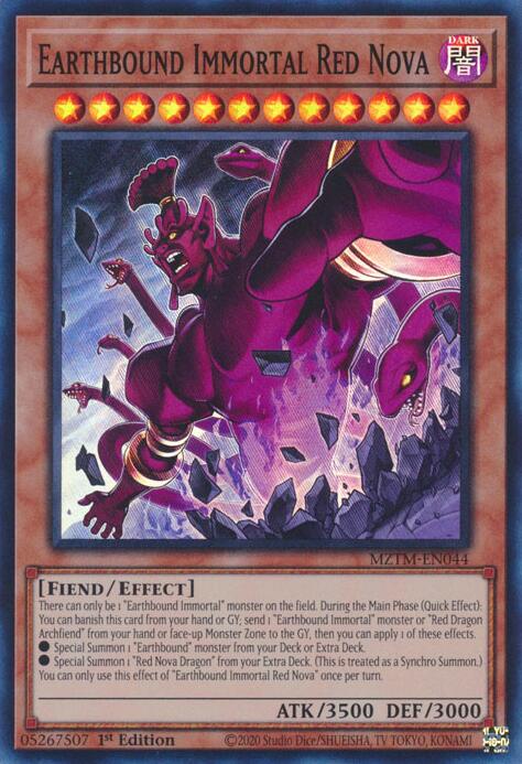 Earthbound Immortal Red Nova [MZTM-EN044] Super Rare