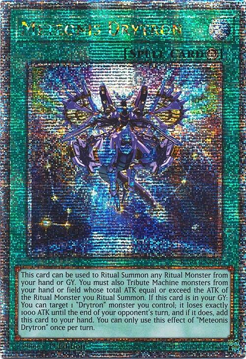drytron ritual monsters Meteonis Drytron [RA04-EN096] Quarter Century Secret Rare