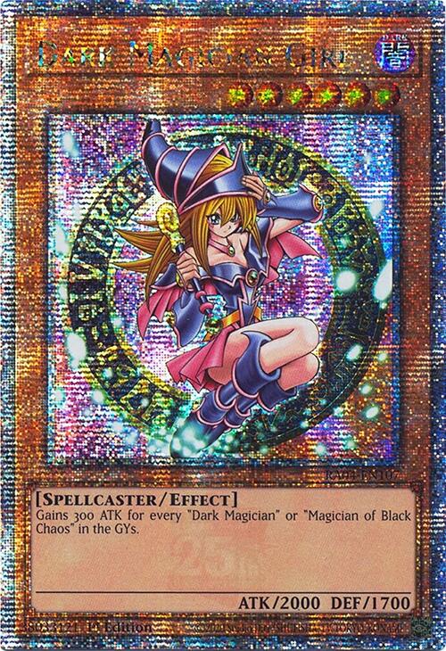 rare yugioh cards dark magician Girl (3rd Art) [RA04-EN107] Quarter Century Secret Crow's unboxing Digimon card ACE 10 For casual play ONLY Version:Mulan With Comb (releases 9/05/25)