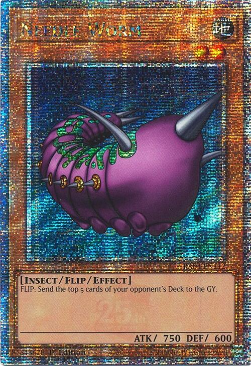 Needle Worm [RA04-EN112] Quarter Century Secret Rare