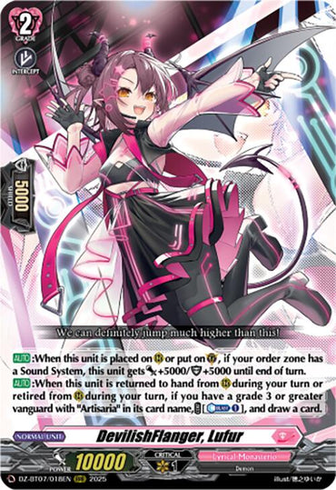 DevilishFlanger, Lufur (DZ-BT07/018EN) [Moon Fangs & Cerulean Blaze]