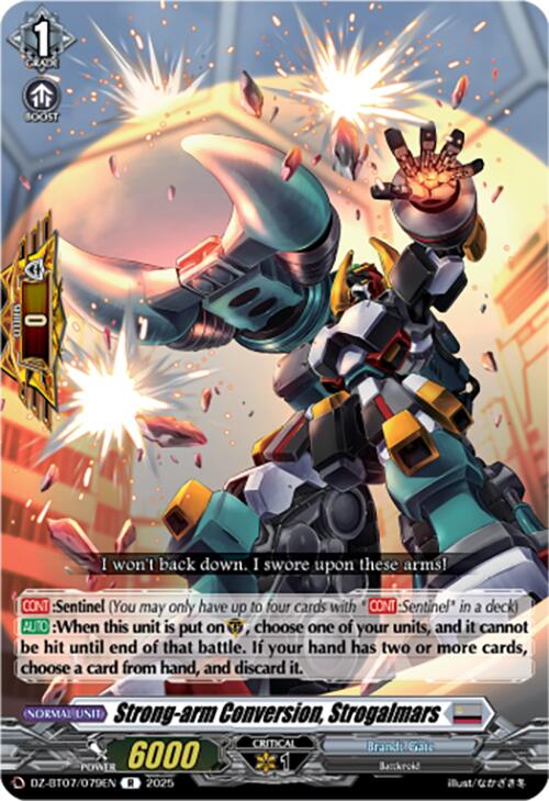 Strong-arm Conversion, Strogalmars (DZ-BT07/079EN) [Moon Fangs & Cerulean Blaze]