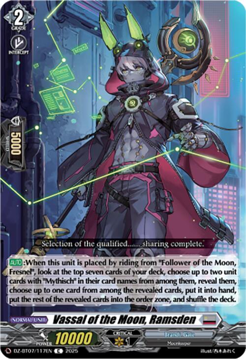 Vassal of the Moon, Ramsden (DZ-BT07/117EN) [Moon Fangs & Cerulean Blaze]