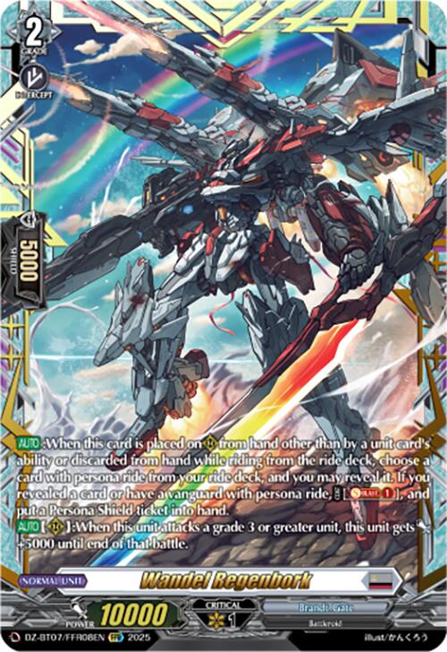 Wandel Regenbork (DZ-BT07/FFR08EN) [Moon Fangs & Cerulean Blaze]