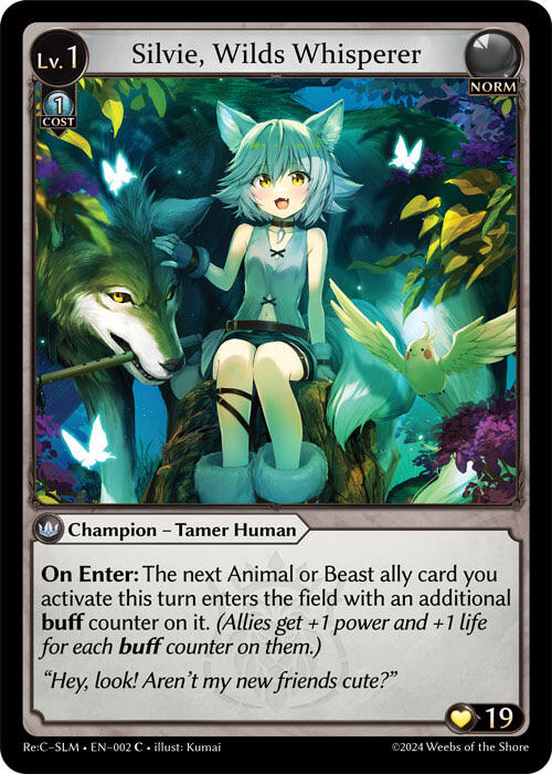 Silvie, Wilds Whisperer (002) [Silvie Re:Collection, Slime Sovereign Lite]