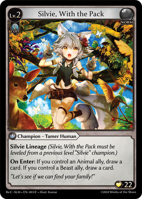 Silvie, With the Pack (003) [Silvie Re:Collection, Slime Sovereign Lite]