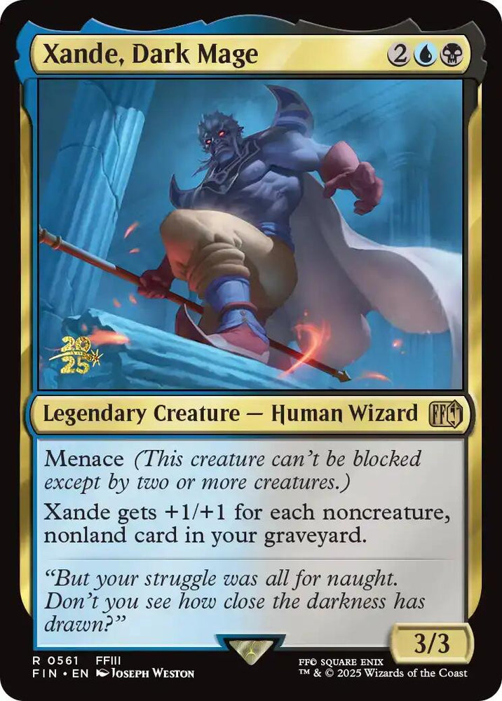 Xande, Dark Mage [FINAL FANTASY Prerelease Promo]