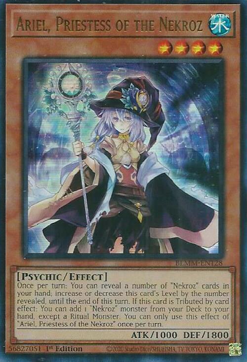 Ariel, Priestess of the Nekroz [BLMM-EN128] Ultra Rare