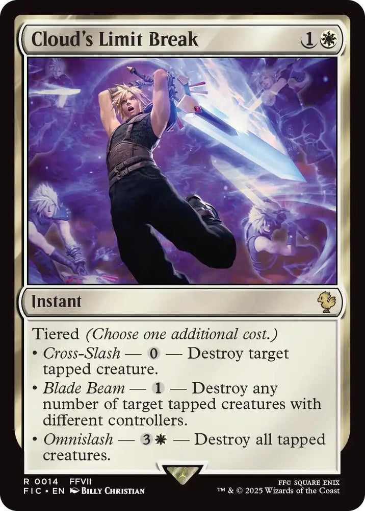 Cloud's Limit Break (Surge Foil) [FINAL FANTASY Commander]