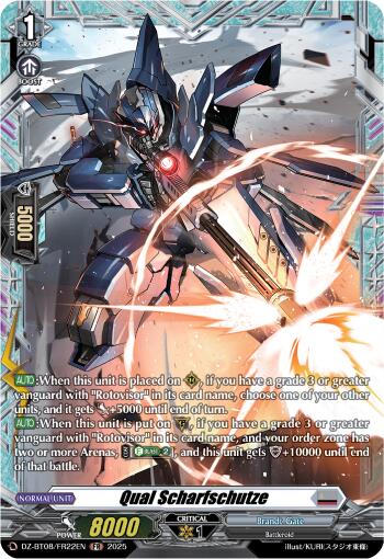Qual Scharfschutze (DZ-BT08/FR22EN) [Knights 0f Rebirth]
