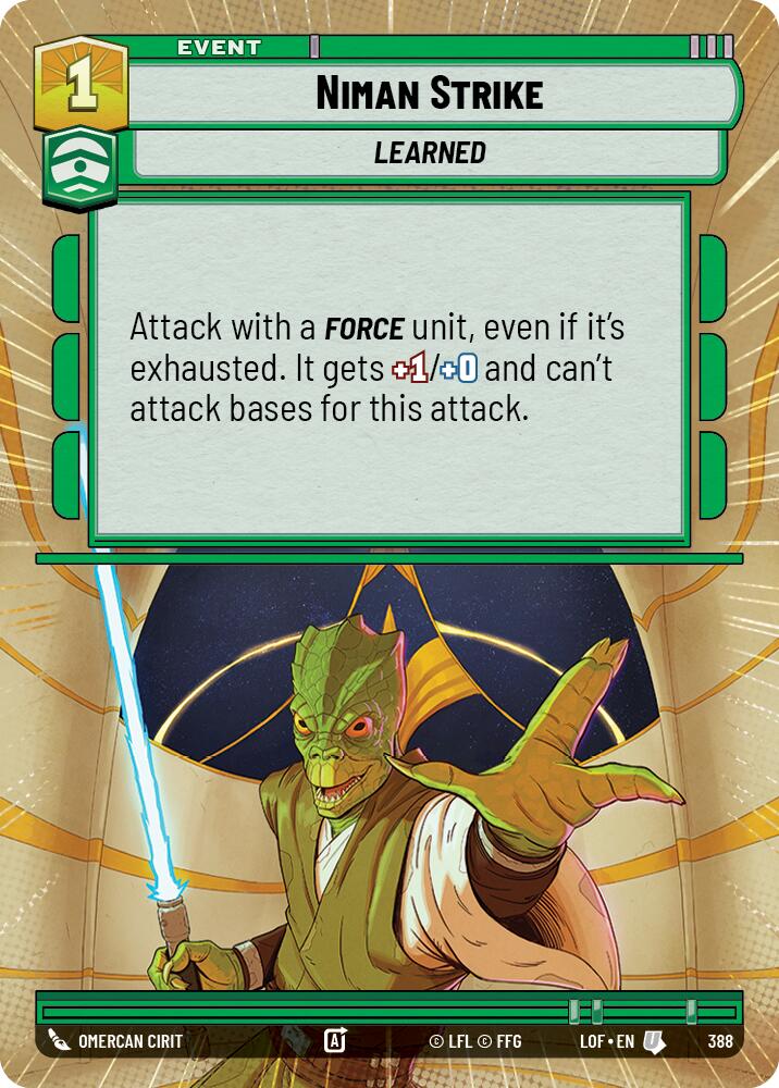 Niman Strike (388) (Hyperspace) (388) [Legends of the Force]