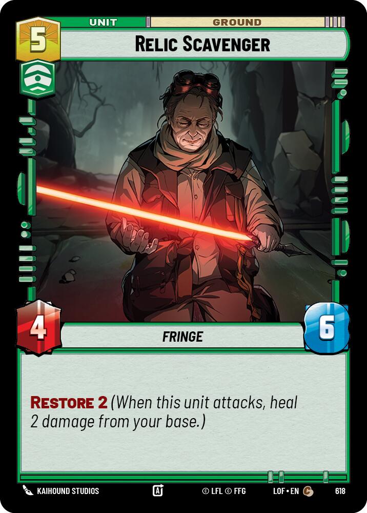 Relic Scavenger (618) (Foil) (618) [Legends of the Force]