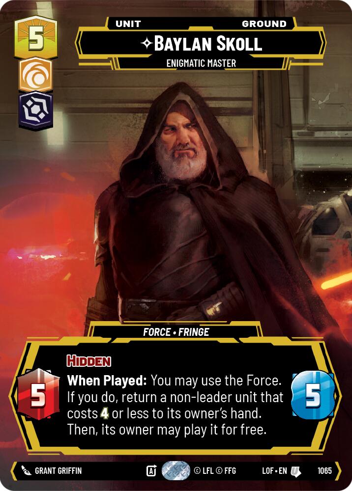 Baylan Skoll - Enigmatic Master (1065) (Prestige) (1065) [Legends of the Force]