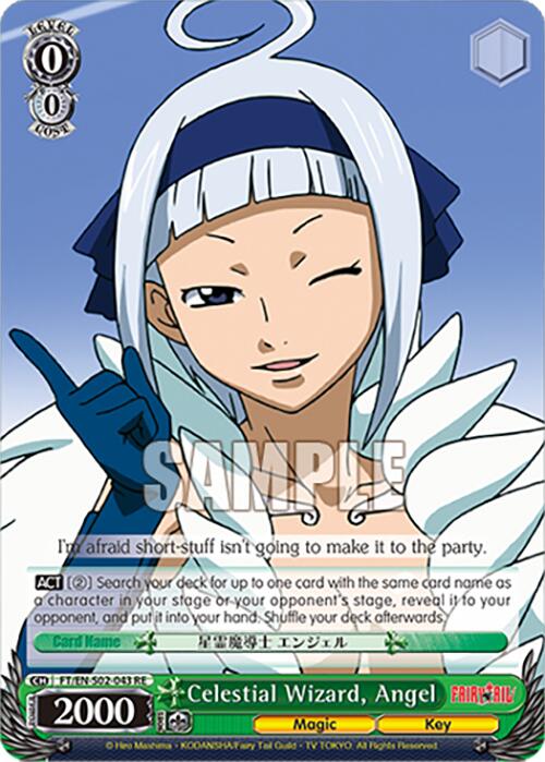 Celestial Wizard, Angel (FT/EN-S02-043 C RE) [Fairy Tail Chronicle Set]