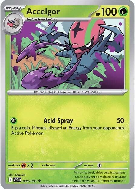 Accelgor (009/086) [Scarlet & Violet: White Flare]