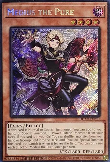 Medius the Pure [DUAD-ENSP1] Secret Rare