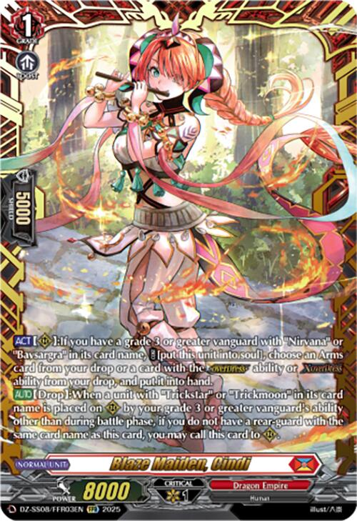 Blaze Maiden, Cindi (DZ-SS08/FFR03EN) [Festival Booster 2025]