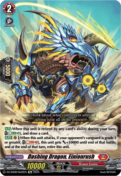 Dashing Dragon, Einionrush (DZ-SS08/Re02EN) [Festival Booster 2025]